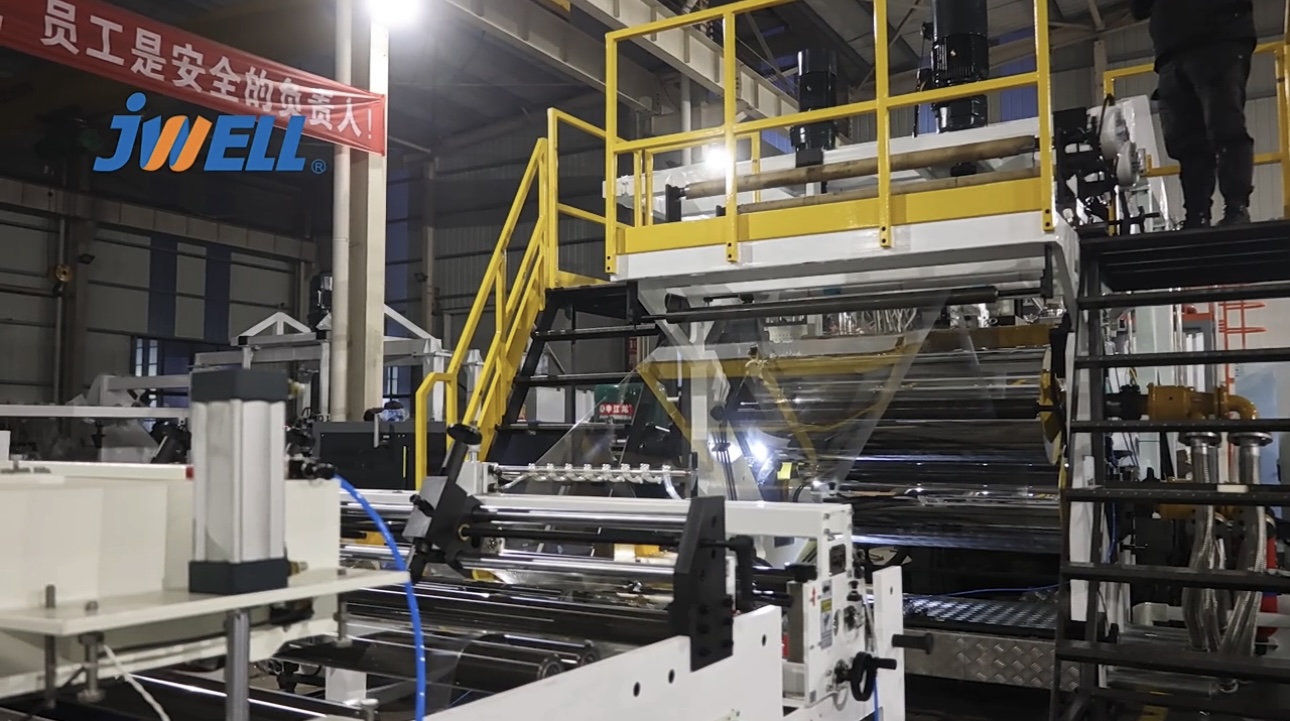 Jwell 単軸押出機 PET/PLA シート押出機高容量プラスチック押出機