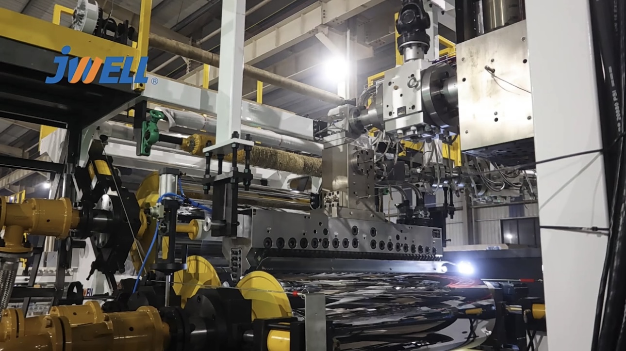 Jwell 単軸押出機 PET/PLA シート押出機高容量プラスチック押出機