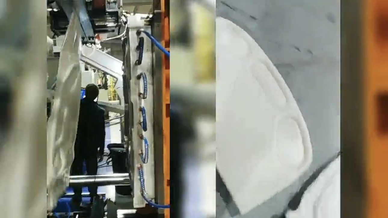 Jwell 医療用プラスチック家具病院のベッドボードフットボード/ヘッドボード用ブロー成形機